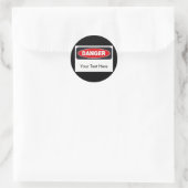 Gevaar Stickers - Aanpassen! (Tas)