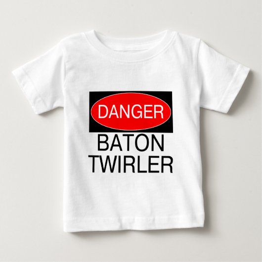 Gevaar - Stokendraaier Grappig Draaiend T-Shirt Mo (Voorkant)