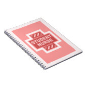 Gevaar Student Verpleegster! -roze Notitieboek (Rechterzijde)