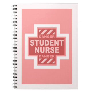 Gevaar Student Verpleegster! -roze Notitieboek