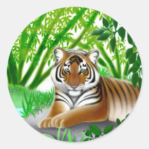 Gevaar Sumatran Tiger Sticker