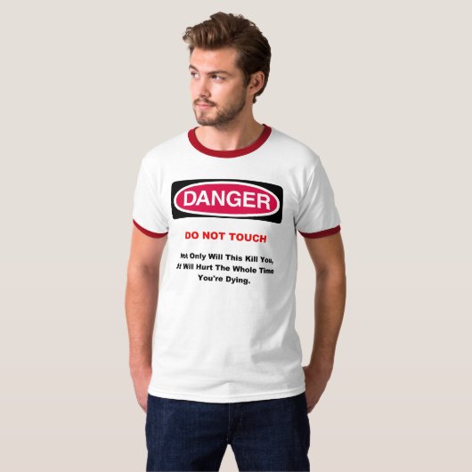 Gevaar T-shirt (Voorkant volledig)