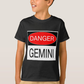 Gevaar - Tweeling Funny Astrologie T-Shirt Hoed Mo