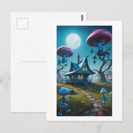 Gevaar van boven briefkaart (Voorkant / Achterkant)