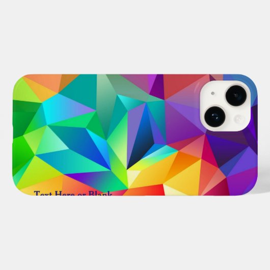 Gevaar van regenboog personaliseer tekst Case-Mate iPhone case (Achterkant (horizontaal))