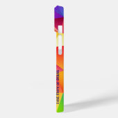 Gevaar van regenboog personaliseer tekst Case-Mate iPhone case (Achterkant / Links)