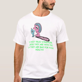 gevaar van vreemdeling t-shirt