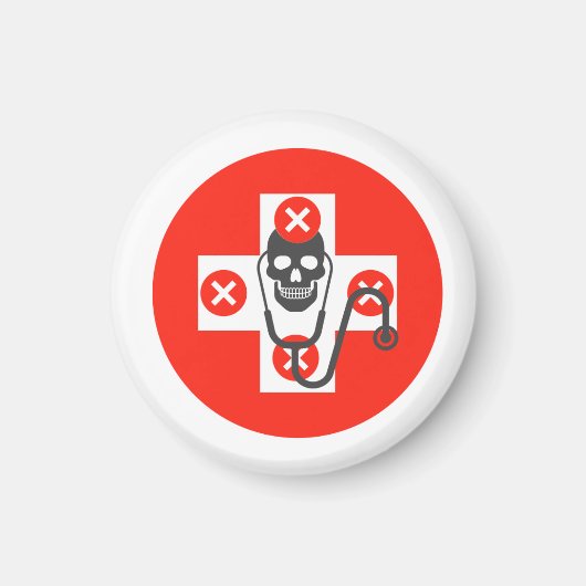 gevaar voor de gezondheid magneet (Voorkant)