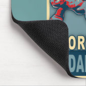 Gevaar voor de Pop van Galapagos Tortoise Kunstshi Muismat (Hoek)