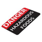 Gevaar voor gevaarlijke levensmiddelen magneet (Linkerzijde)