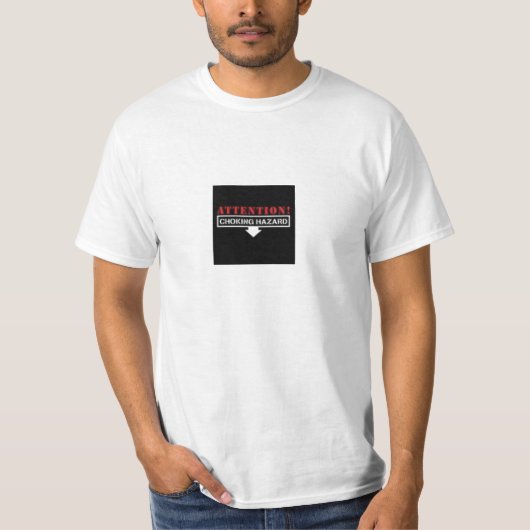 gevaar voor verstikking t-shirt (Voorkant)