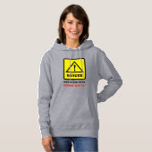 Gevaar - Vrouw in slechte bui Hoodie (Voorkant volledig)