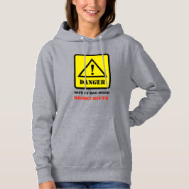 Gevaar - Vrouw in slechte bui Hoodie
