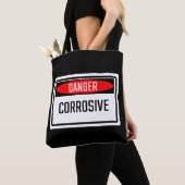 gevaarcorrosief teken tote bag (Dichtbij)