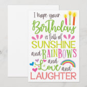 Gevaardagskaart Zeer gelukkig Dag Feestdagenkaart (Voorkant / Achterkant)