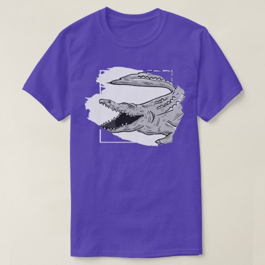 Gevaarlijk Alligator Crocodile T-shirt (Design voorkant)