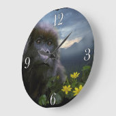 Gevaarlijk berggebied Gorilla en vulkanisch regenw Grote Klok (Hoek)