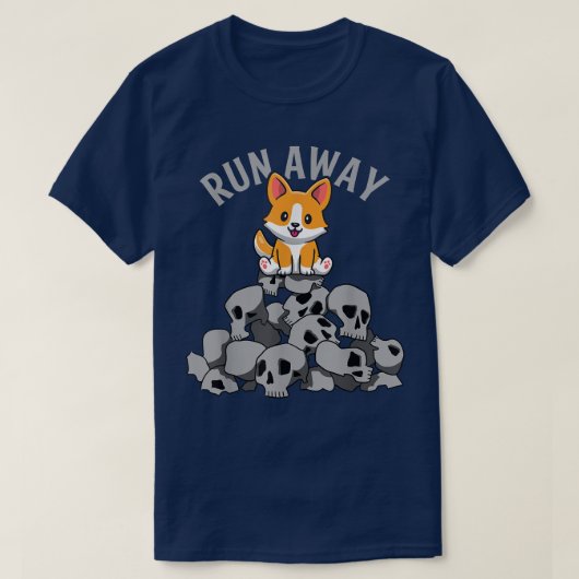Gevaarlijk Corgi T-shirt (Design voorkant)