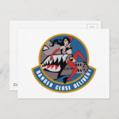 GEVAARLIJK DICHTE LEVERING VELCRO MORALE PATCH - V BRIEFKAART (Voorkant / Achterkant)