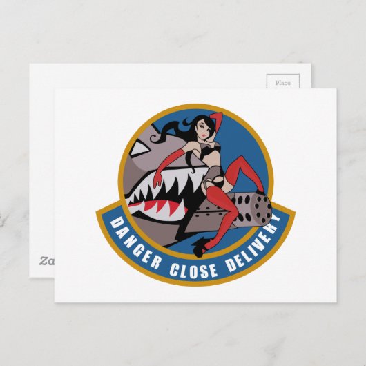 GEVAARLIJK DICHTE LEVERING VELCRO MORALE PATCH - V BRIEFKAART (Voorkant / Achterkant)