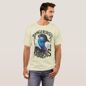 Gevaarlijk Fabulous Kasuarisvogel T-shirt (Voorkant volledig)