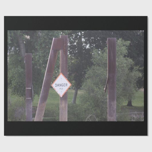 Gevaarlijk gebarsten papier (Vlak)