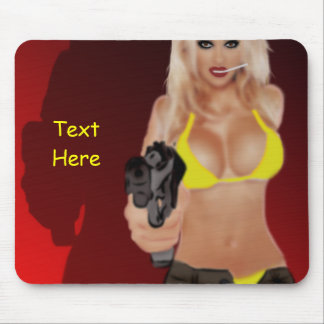 Gevaarlijk geblonde - Femme Fatale Maousepad Muismat