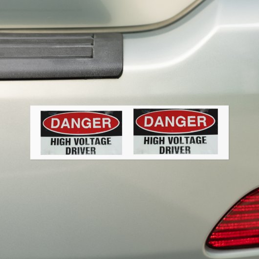 GEVAARLIJK HOGE VRIJWILLIGGENSCHIJVER 2 BUMPERSTIC BUMPERSTICKER (Op auto)