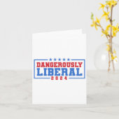 Gevaarlijk liberale zwakbegaafde mislukte stemming kaart (Gele Bloem)