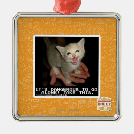 Gevaarlijk Metalen Ornament (Voorkant)