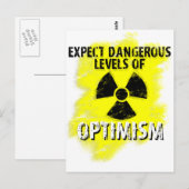 gevaarlijk optimisme briefkaart (Voorkant / Achterkant)