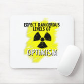 gevaarlijk optimisme muismat (Met muis)