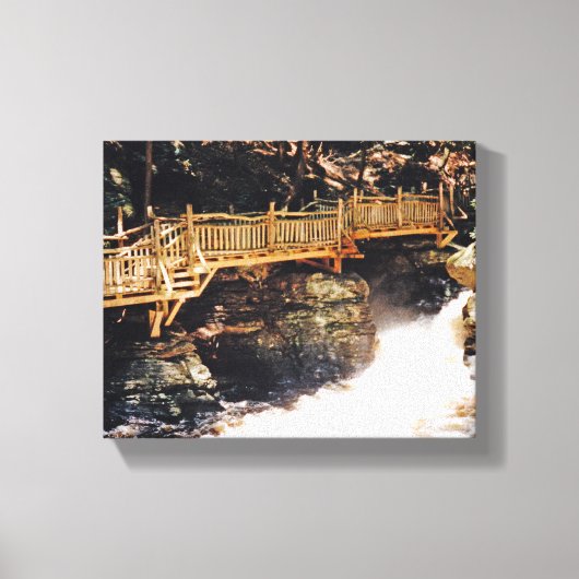 Gevaarlijk pad canvas afdruk (Voorkant)