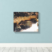 Gevaarlijk pad canvas afdruk (Insitu (Houten vloer))