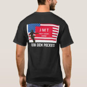 GEVAARLIJK SINGLE Basic Donker T-shirt (Achterkant)