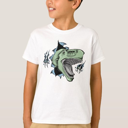 Gevaarlijk Tyrannosaurus Dinosaur shirt (Voorkant)