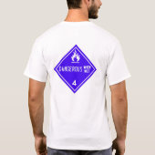 gevaarlijk wanneer nat t-shirt (Achterkant)
