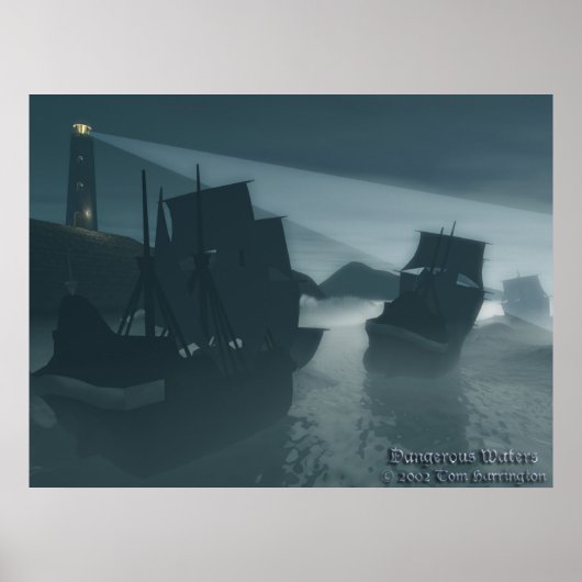 Gevaarlijk water poster (Voorkant)