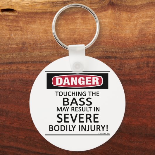Gevaarlijke aanslag sleutelhanger (Voorkant)