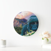 Gevaarlijke bergen Gorilla en de Afrikaanse vulkaa Grote Klok (Huis)