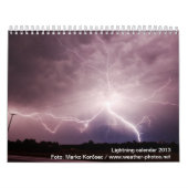 Gevaarlijke bliksem 2013-kalender kalender (Hoes)
