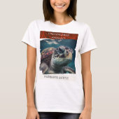 Gevaarlijke dieren - Hawksbill Turtle T-shirt (Voorkant)