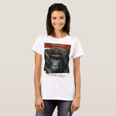 Gevaarlijke dieren - Mountain Gorilla T-shirt (Voorkant volledig)