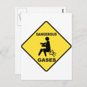 Gevaarlijke Gassen Briefkaart (Voorkant / Achterkant)
