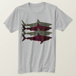 gevaarlijke haaien , kijk uit t-shirt