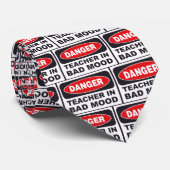 Gevaarlijke leraar- Bad Mood Stropdas (Opgerold)