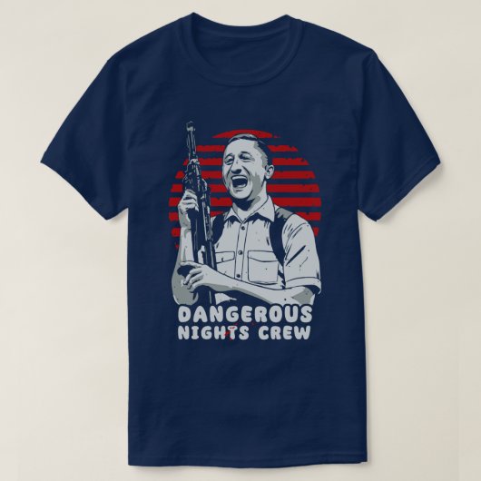 Gevaarlijke nachtploeg, ik denk dat je moet vertre t-shirt (Design voorkant)