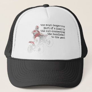 Gevaarlijke Noten Quad Atv Off-Road Cap Hoed Trucker Pet