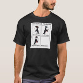 gevaarlijke pinguïns t-shirt (Voorkant)