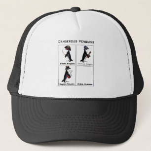 gevaarlijke pinguïns trucker pet